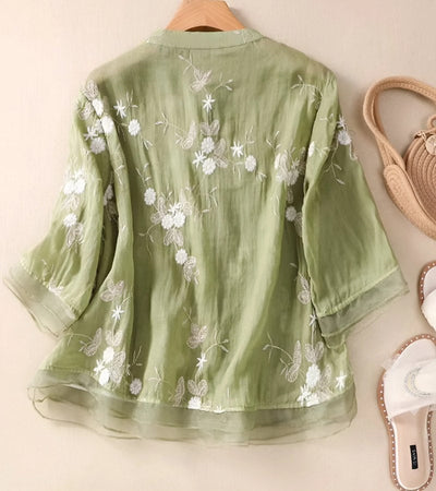 Bellerose | Broderad Vintage Skjorta