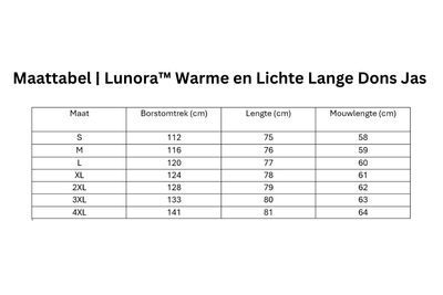 fjellina™ | Warme en Lichte Lange Dons Jas
