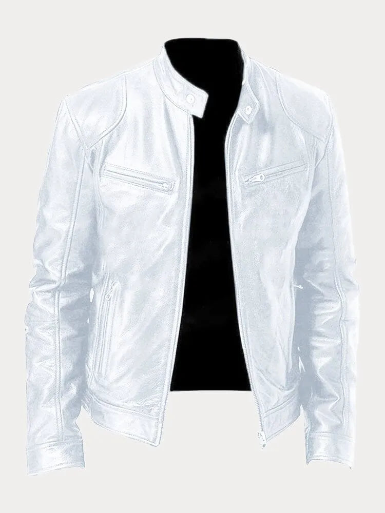 Emma® | Casual läderjacka