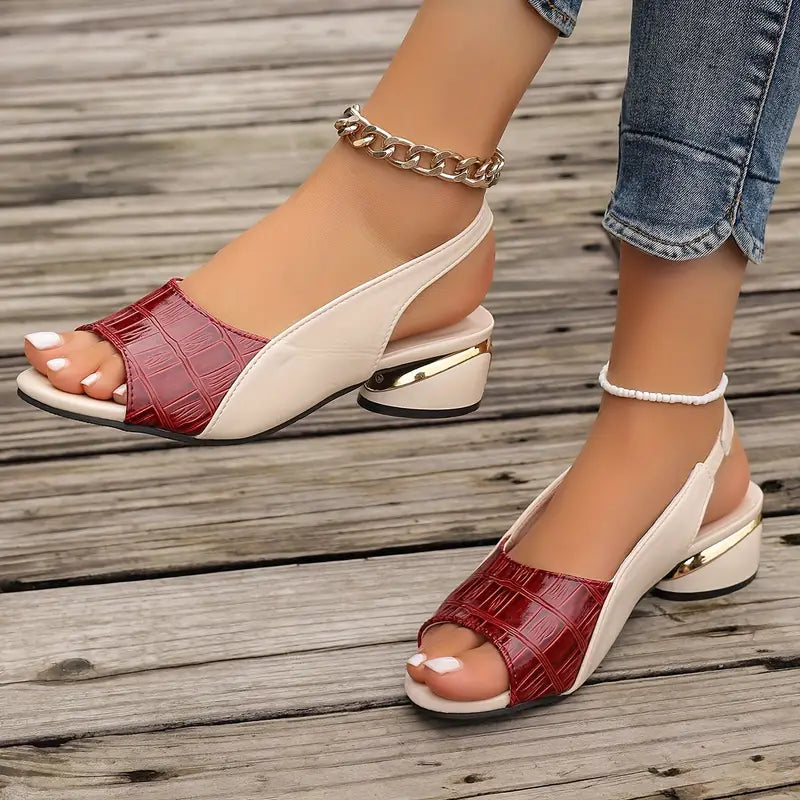 Emily Läder Sandaler